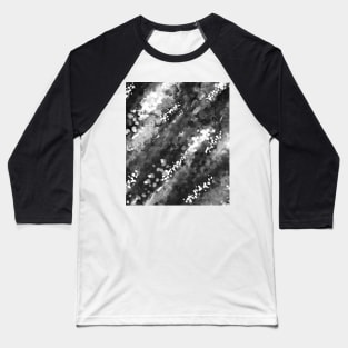 Abstract black and white painting Baseball T-Shirt